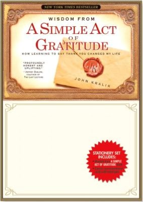 A Simple Act of Gratitude Book and Stationery Set