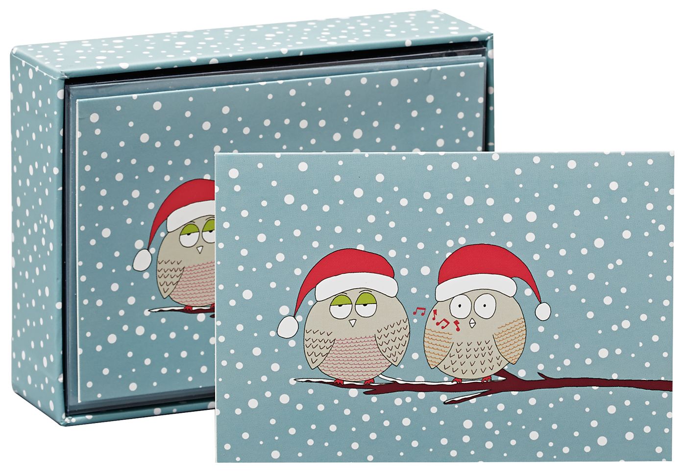 Whistling Owls Christmas Boxed Cards