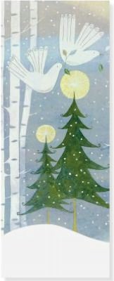 Moonlight Doves Christmas Boxed Card