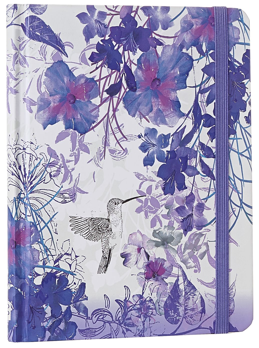 Hummingbird Purple Bound Journal 6" x 8"