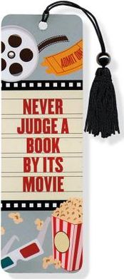 Never Judge A Book By Its Movie Beaded Paper Bookmark