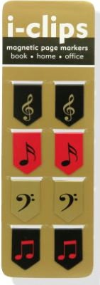 Music i-Clips Magnetic Page Markers - Set of 8