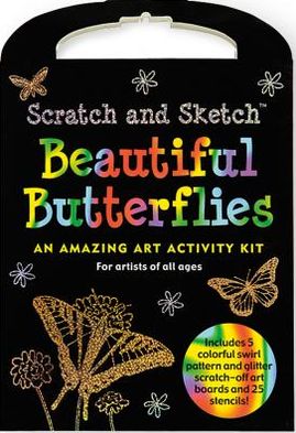 Beautiful Butterflies Scratch & Sketch Kit