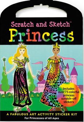 Princess Scratch & Sketch Sticker Kit