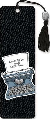 Typewriter Beaded Bookmark