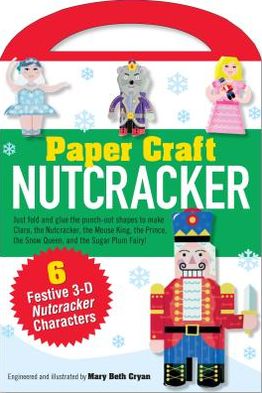 Nutcracker Paper Craft Kit (Papercraft, Paper Toy, Christmas)