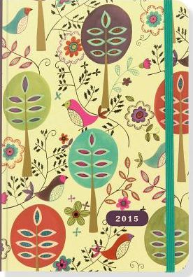 Folk Art Birds 2015 Calendar