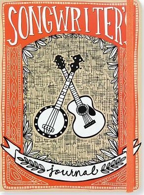 Songwriter's Orange Lined Bound Journal 6x8