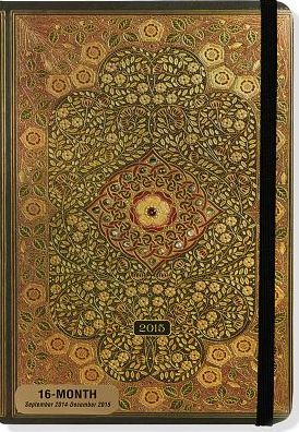 Jeweled Filigree Weekly Planner 2015 Calendar