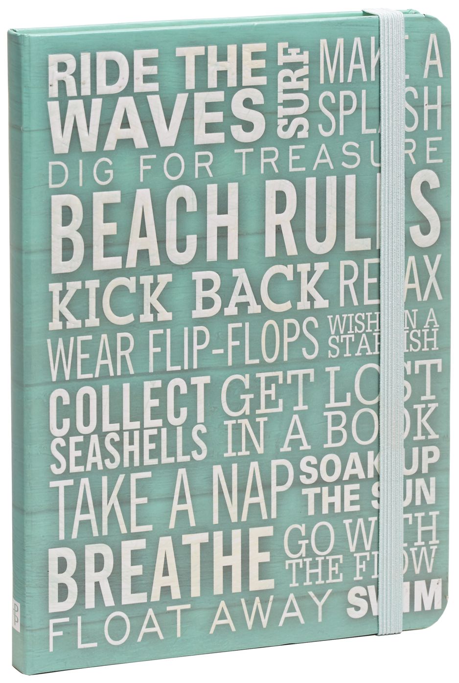 Beach Rules Blue Lined Bound Journal 6'' x 8''