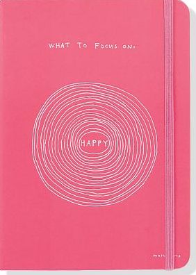 What to Focus On Happy Fuchsia Lined Bound Journal 5x7