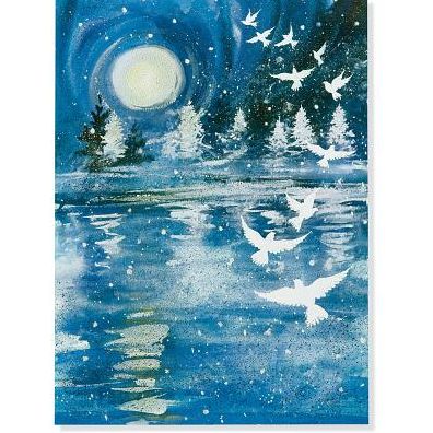 Flight Of The Doves Christmas Boxed Card