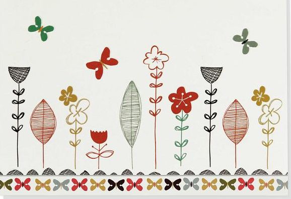 Whimsical Blooms Boxed Note Cards S/14
