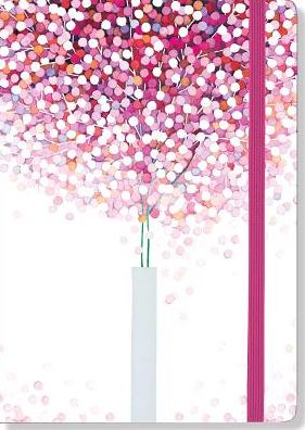 Lollipop Tree Pink Lined Bound Journal 6x8