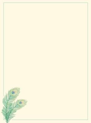Feathers Boxed Stationery