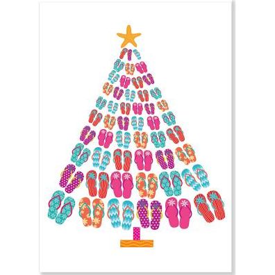 Flip-Flop Tree Christmas Boxed Card