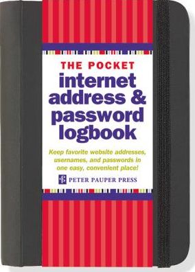 Pocket Internet Address & Password Logbook