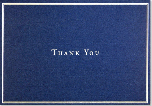 Navy Blue Thank You Notes (Stationery, Note Cards, Boxed Cards)
