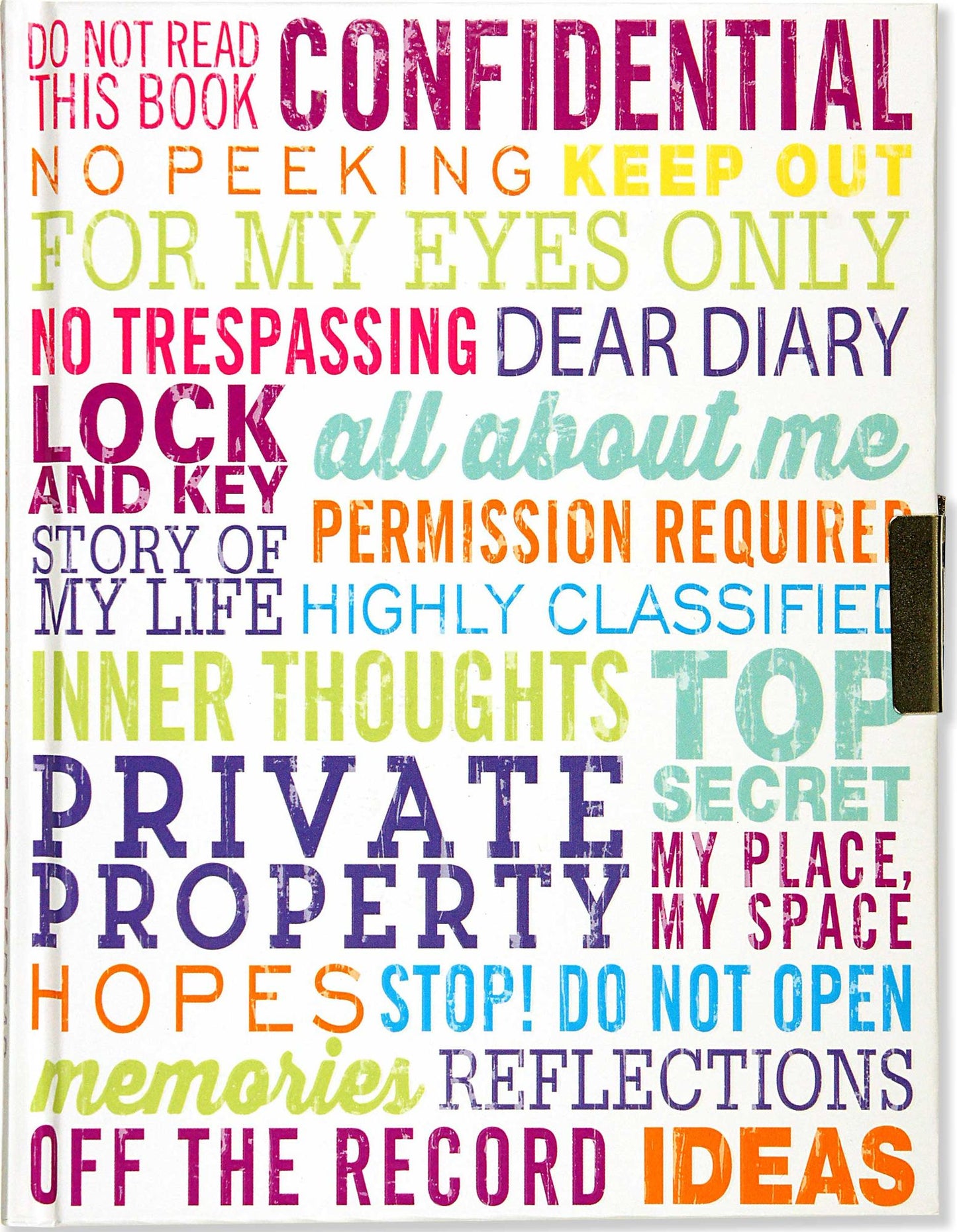 For My Eyes Only Locking Journal 6 x 8
