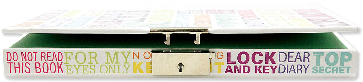 For My Eyes Only Locking Journal 6 x 8