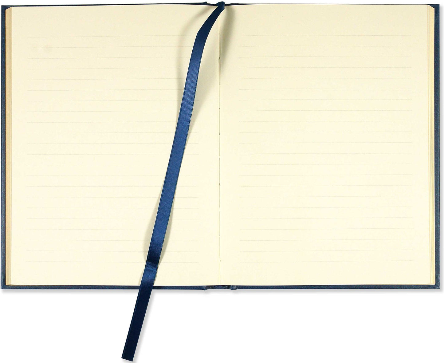Celestial Blue and Gold Embossed Paper Bound Journal (6" x 8")