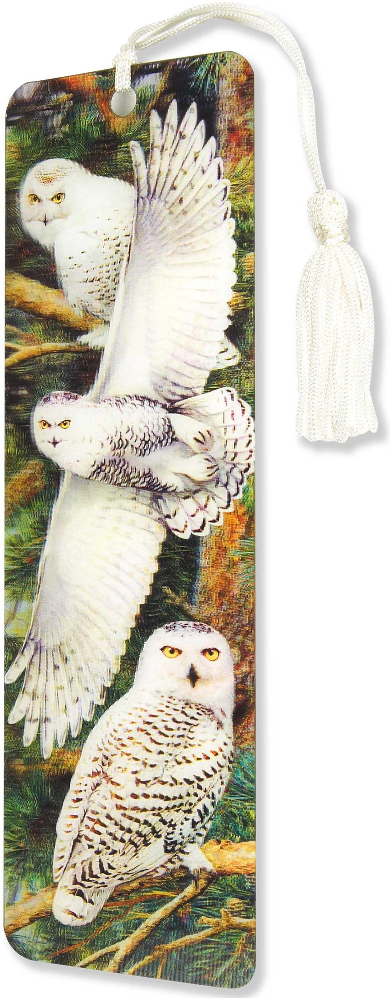 Snowy Owl 3-D Lenticular Bookmark
