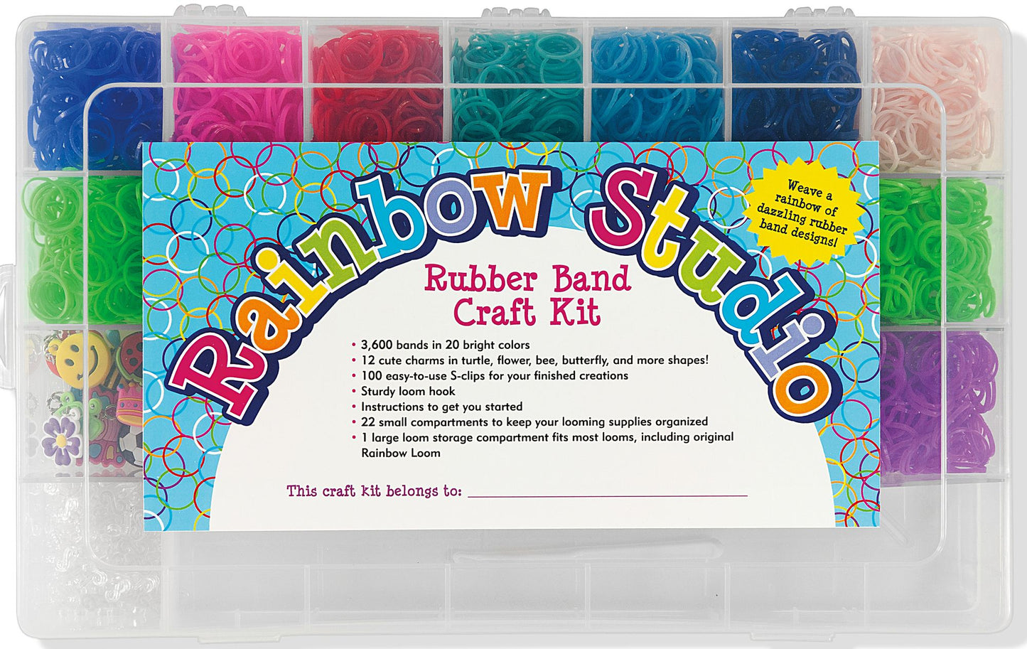 Rainbow Studio Rubber Band Craft Kit