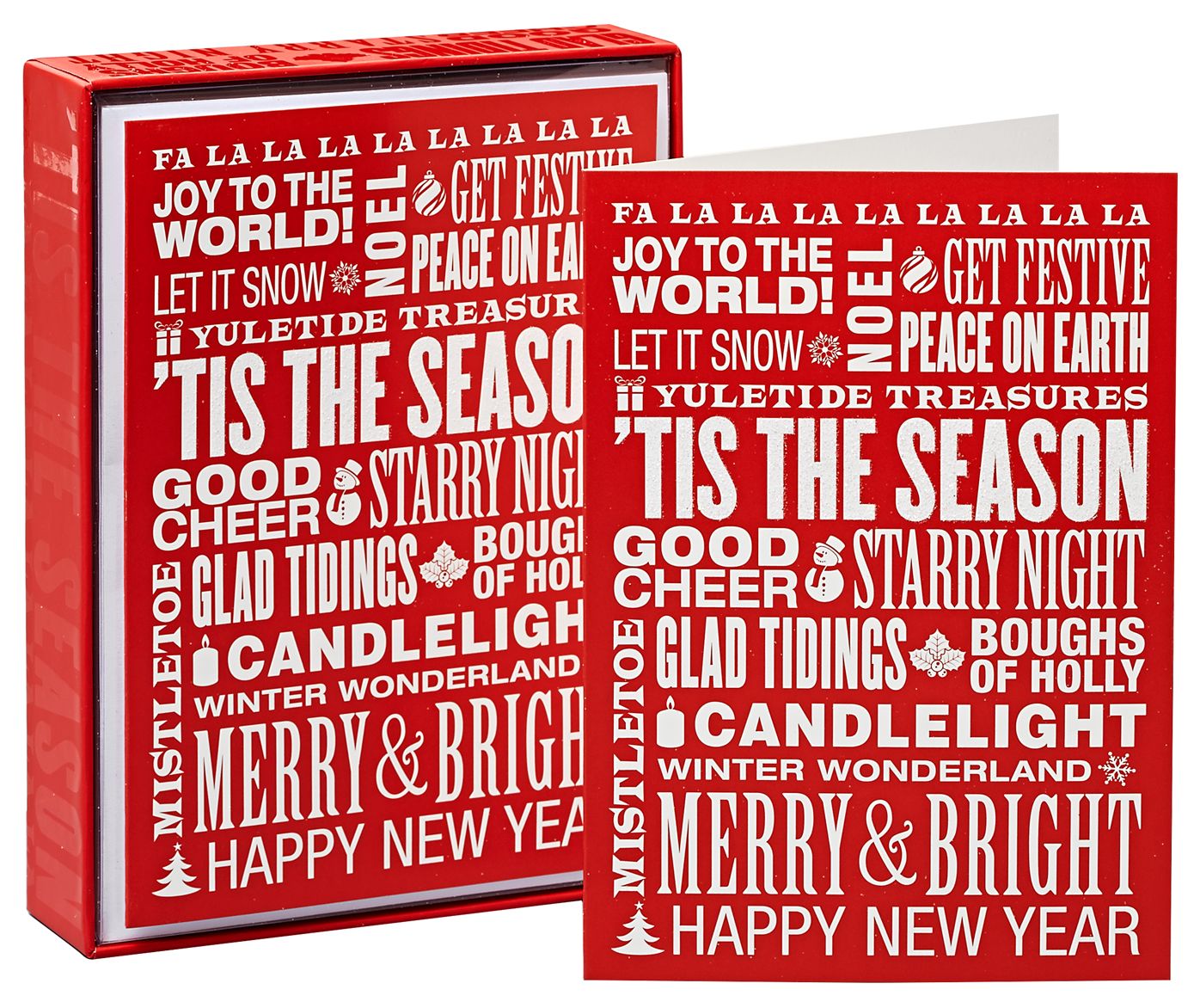 Subway Art Tis' the Season Christmas Boxed Cards