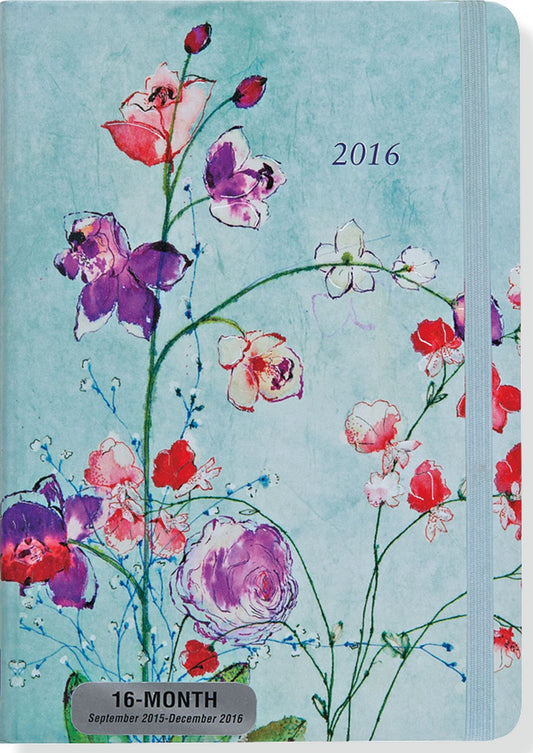 2016 Fuchsia Blooms Weekly Planner