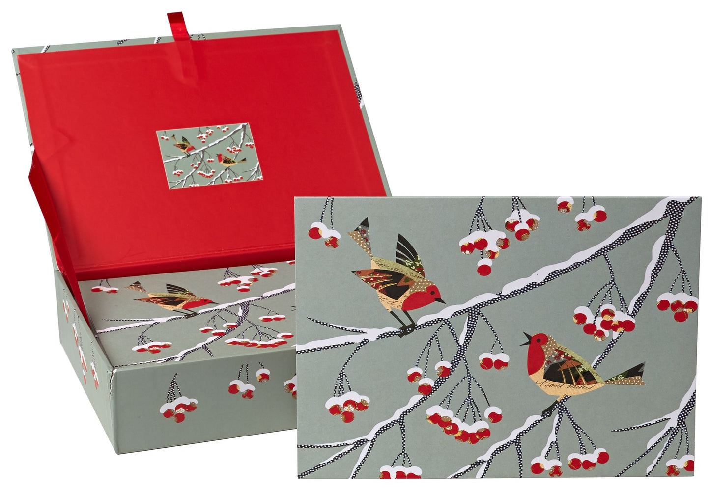 Winter Songbirds Christmas Boxed Card