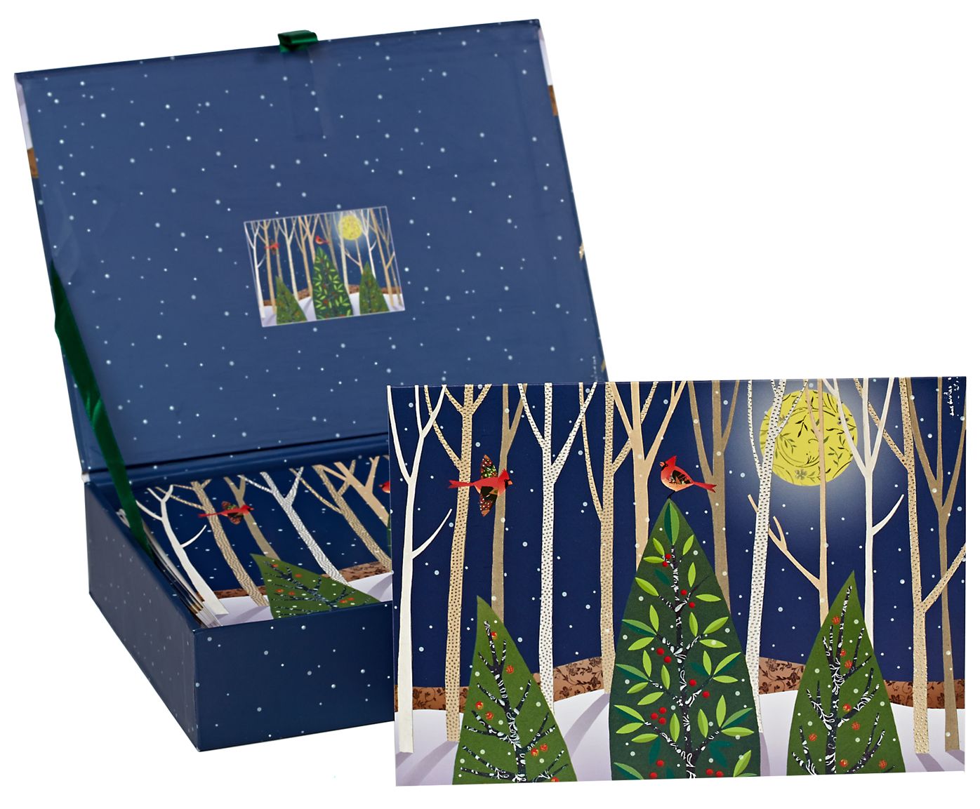 Cardinal Cheer Christmas Boxed Card