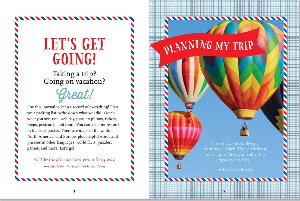 Kids Travel Journal 6" x 8"