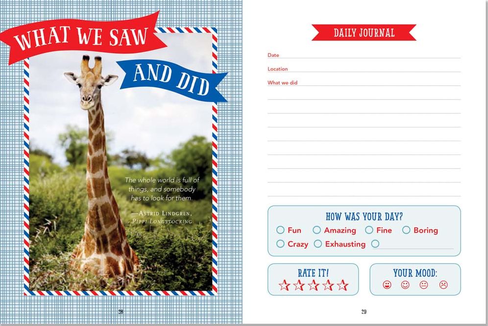 Kids Travel Journal 6" x 8"
