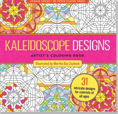 Kaleidoscope Designs Artist's Coloring Book (31 stress-relieving designs)