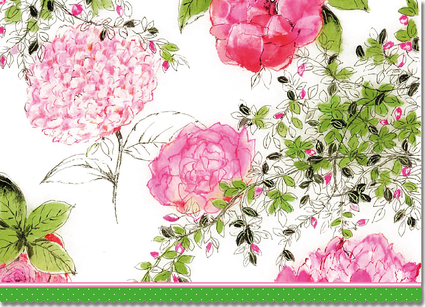Rose Garden Note Cards Set of 14