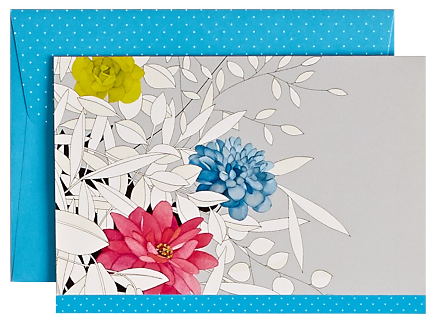 Modern Floral Note Cards Set of 14