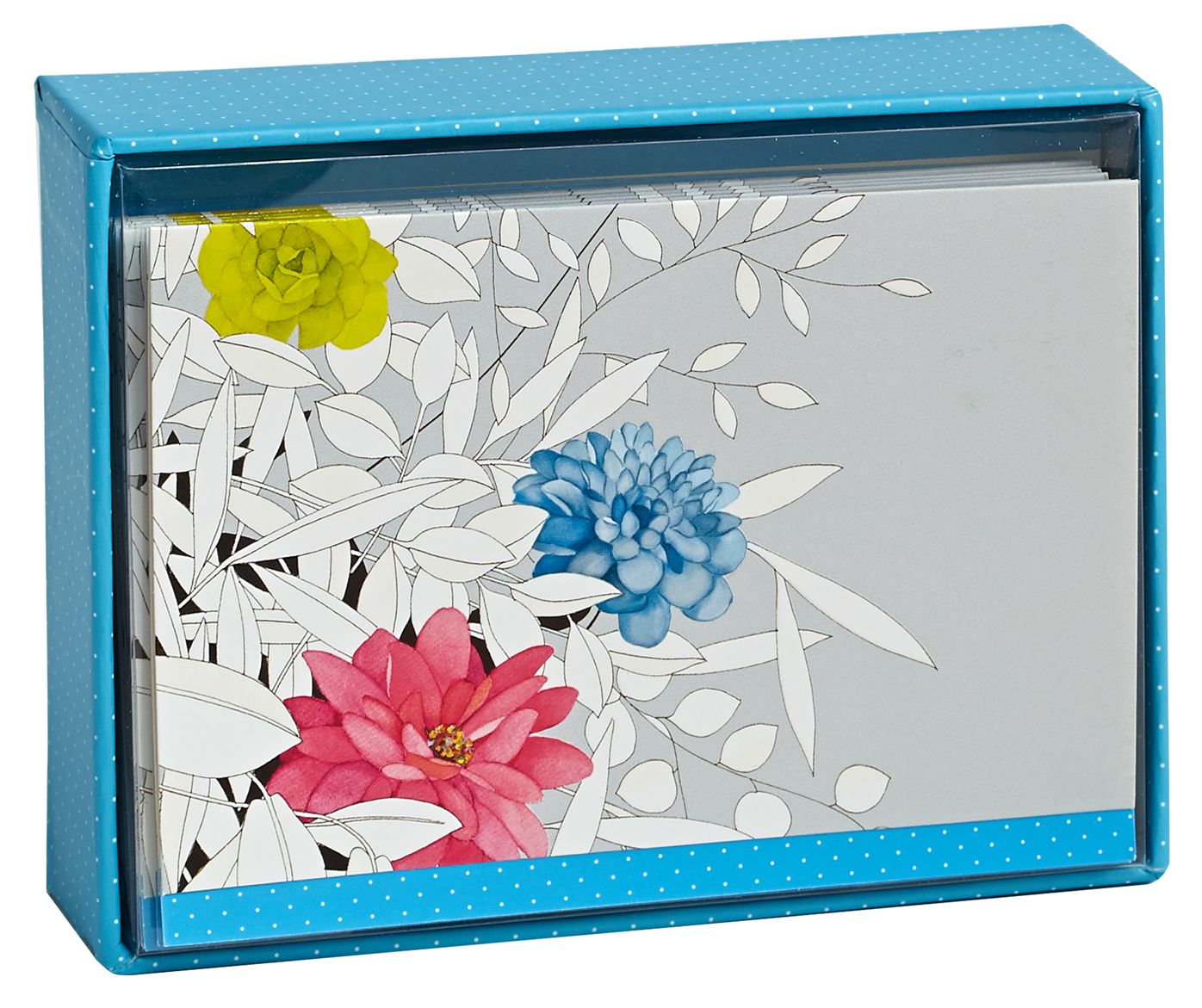 Modern Floral Note Cards Set of 14