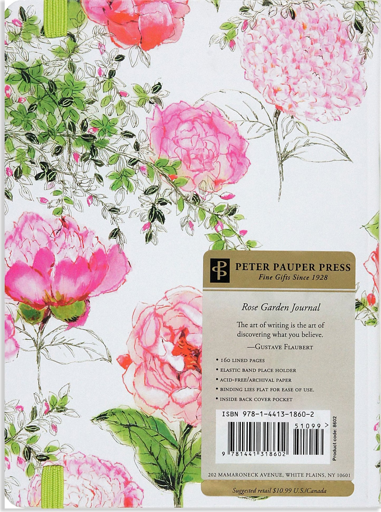Rose Garden Journal 6 x 8