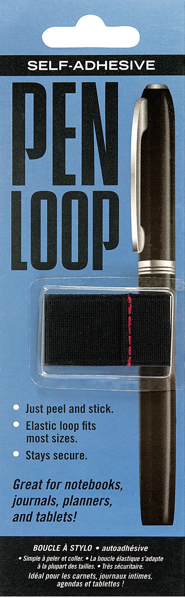 Self-Adhesive Black Pen Loop