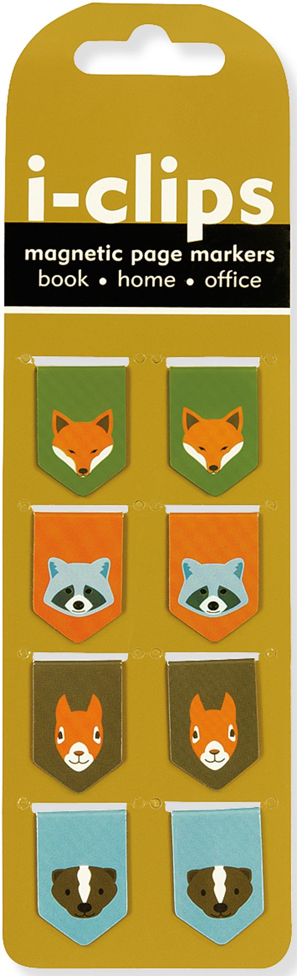 WOODLAND FRIENDS ICLIPS - MAGNETIC BOOKMARKS