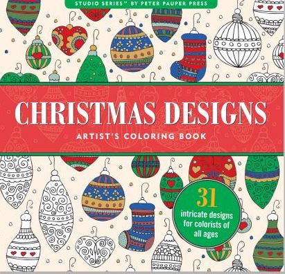 Christmas Designs Artist's Coloring Book (31 stress-relieving designs)