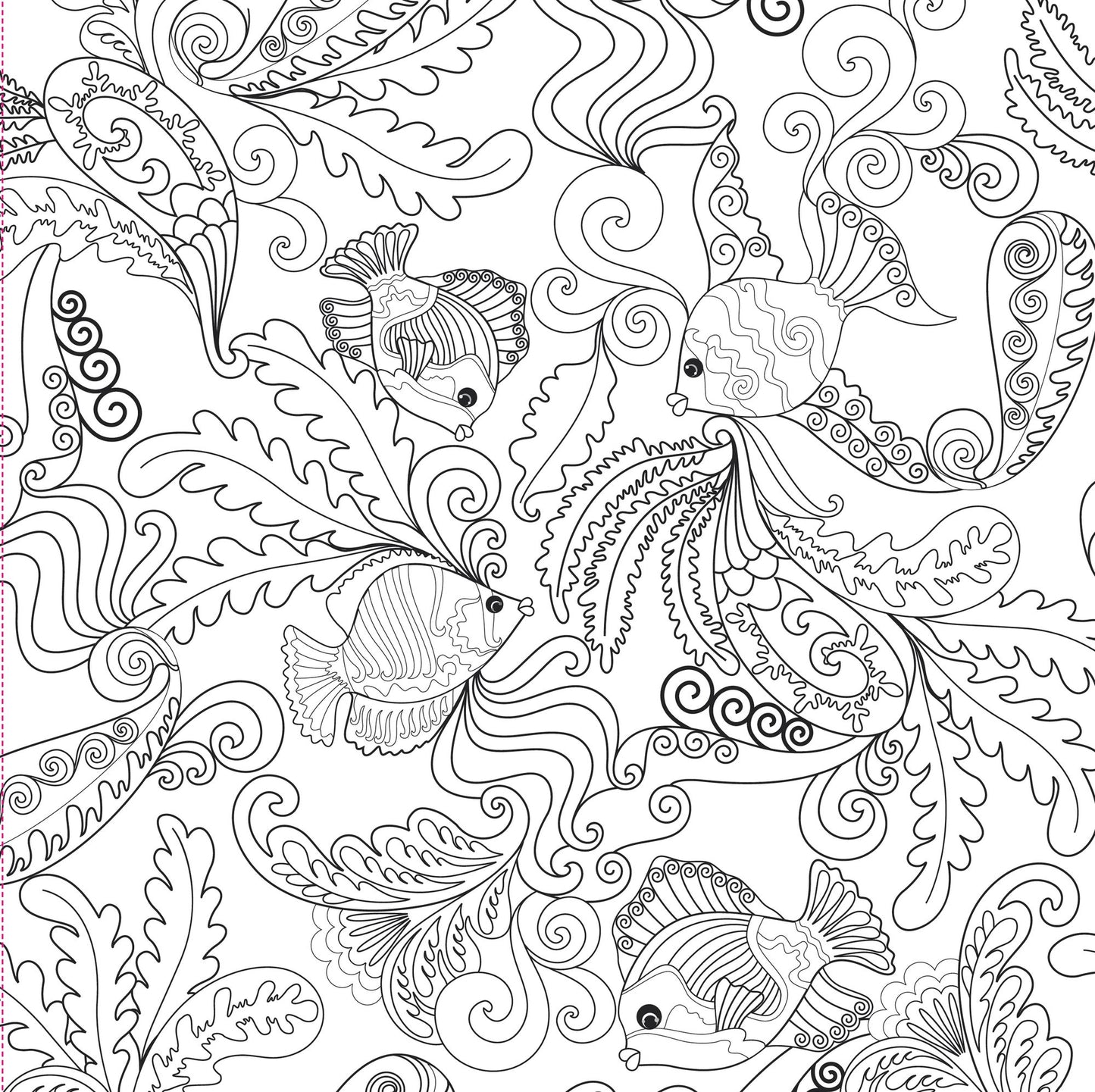 Ocean Designs Artist's Coloring Book