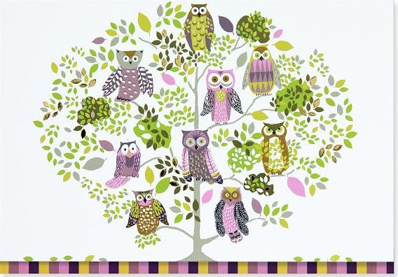 Owl Forest Boxed Note Card Set of 14