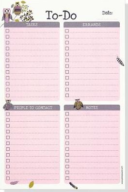 Owl Forest Note Pad