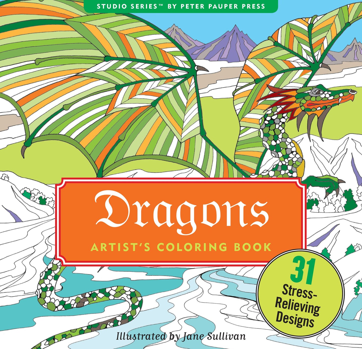 Dragons Artists' Coloring Book