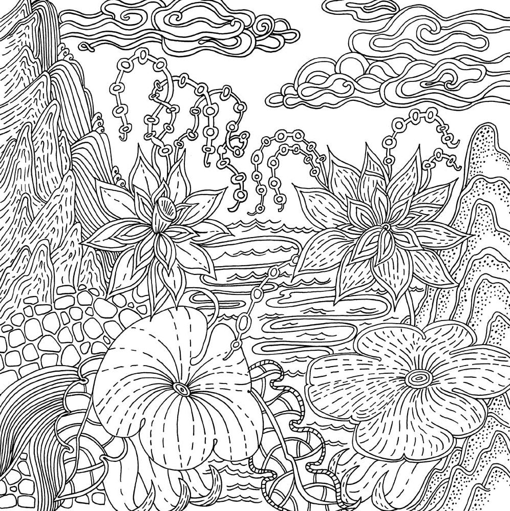 Serenity Artist's Coloring Book