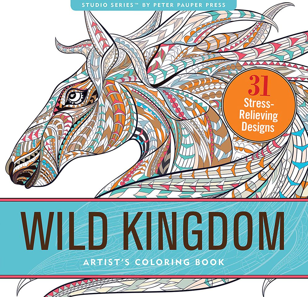 Wild Kingdom Artists' Coloring Book