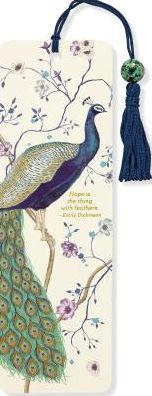 Peacock Beaded Bookmark