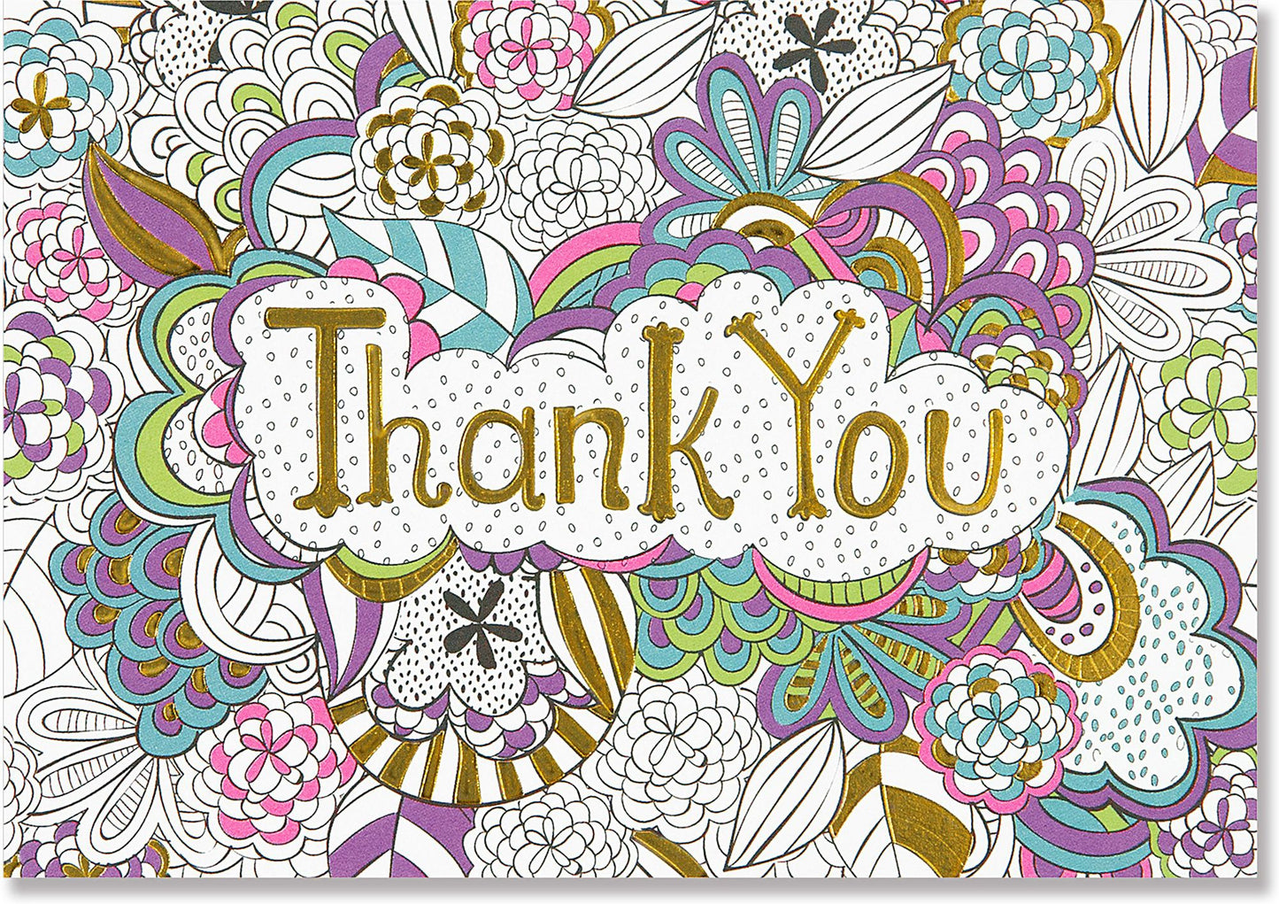 Color Me Thank You Boxed Note Card Set of 14