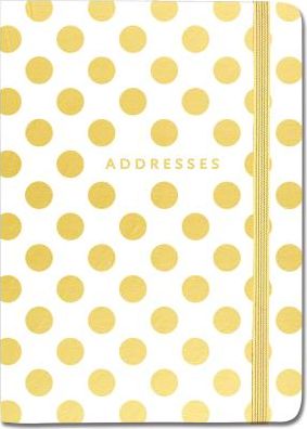 Gold Dots Address Book